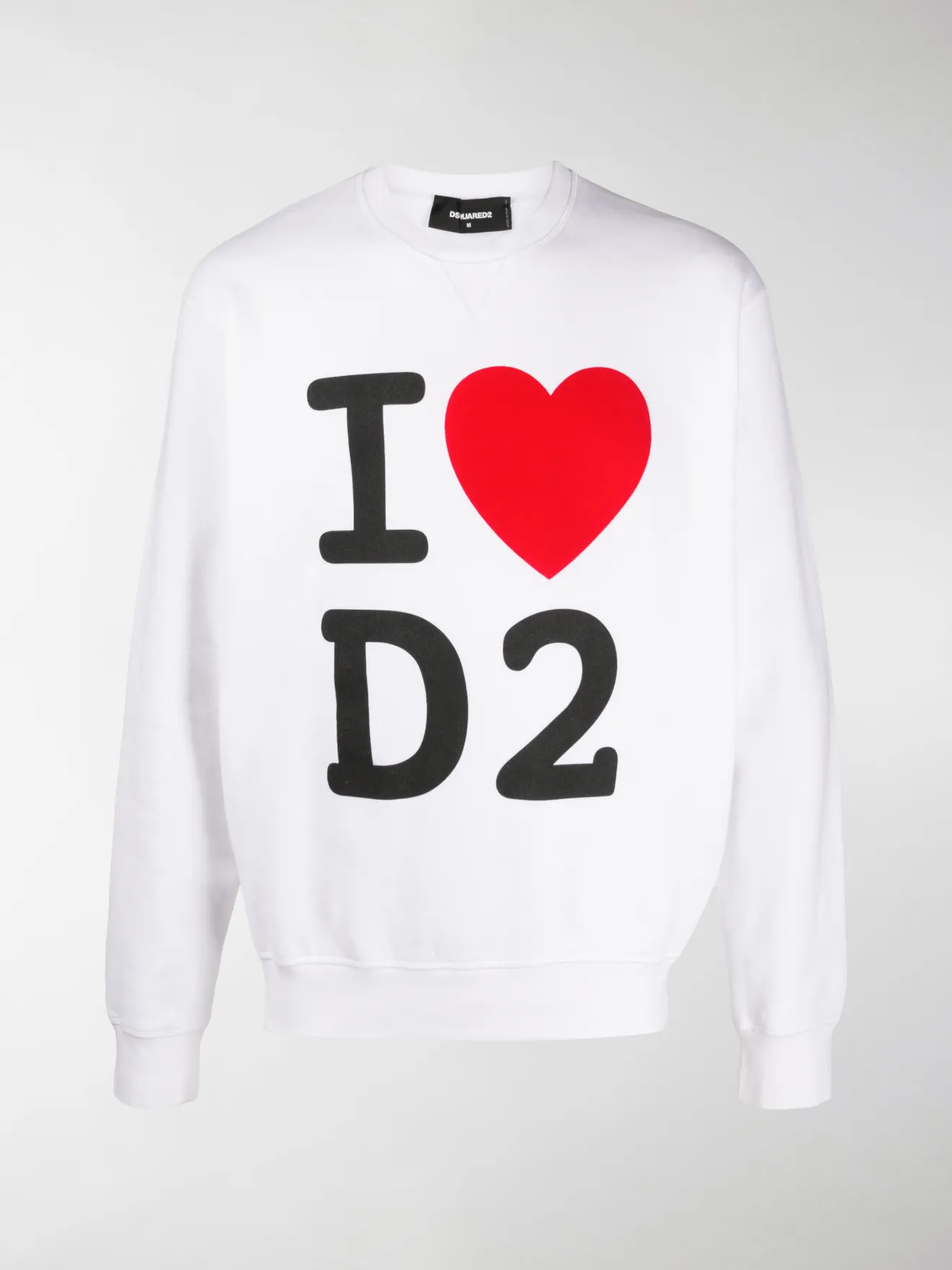 dsquared2 logo print sweatshirt