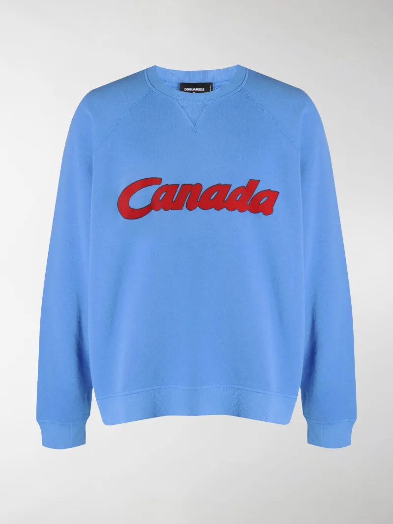 dsquared2 blue sweatshirt