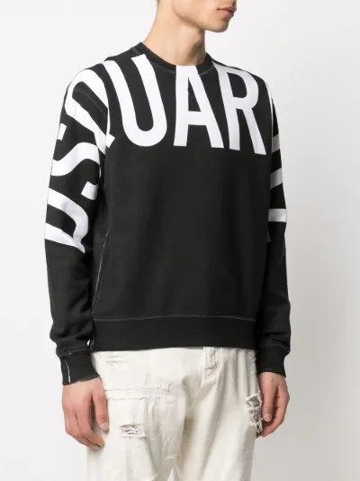 logo-print sweatshirt | Dsquared2 