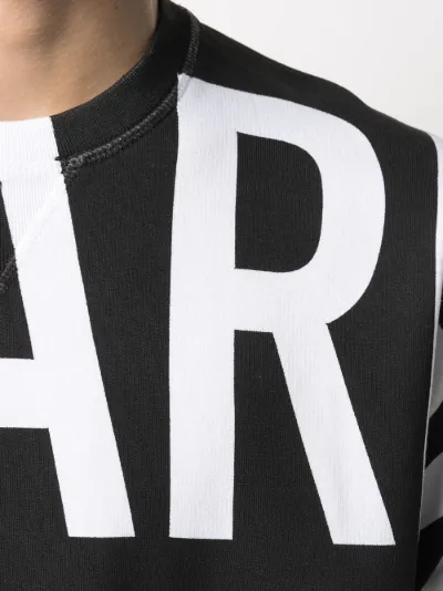 dsquared2 logo print sweatshirt