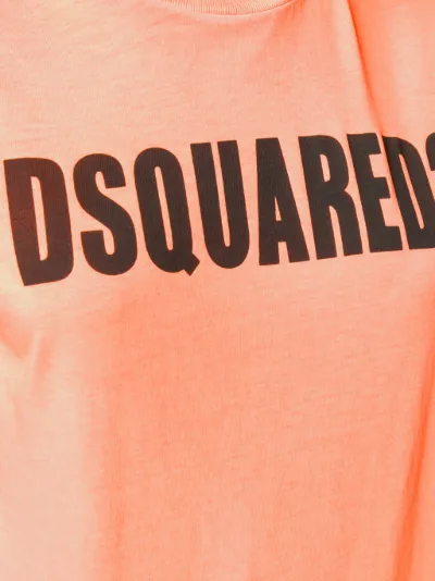 dsquared2 t shirt orange