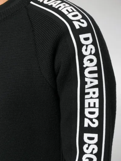 dsquared striped jumper
