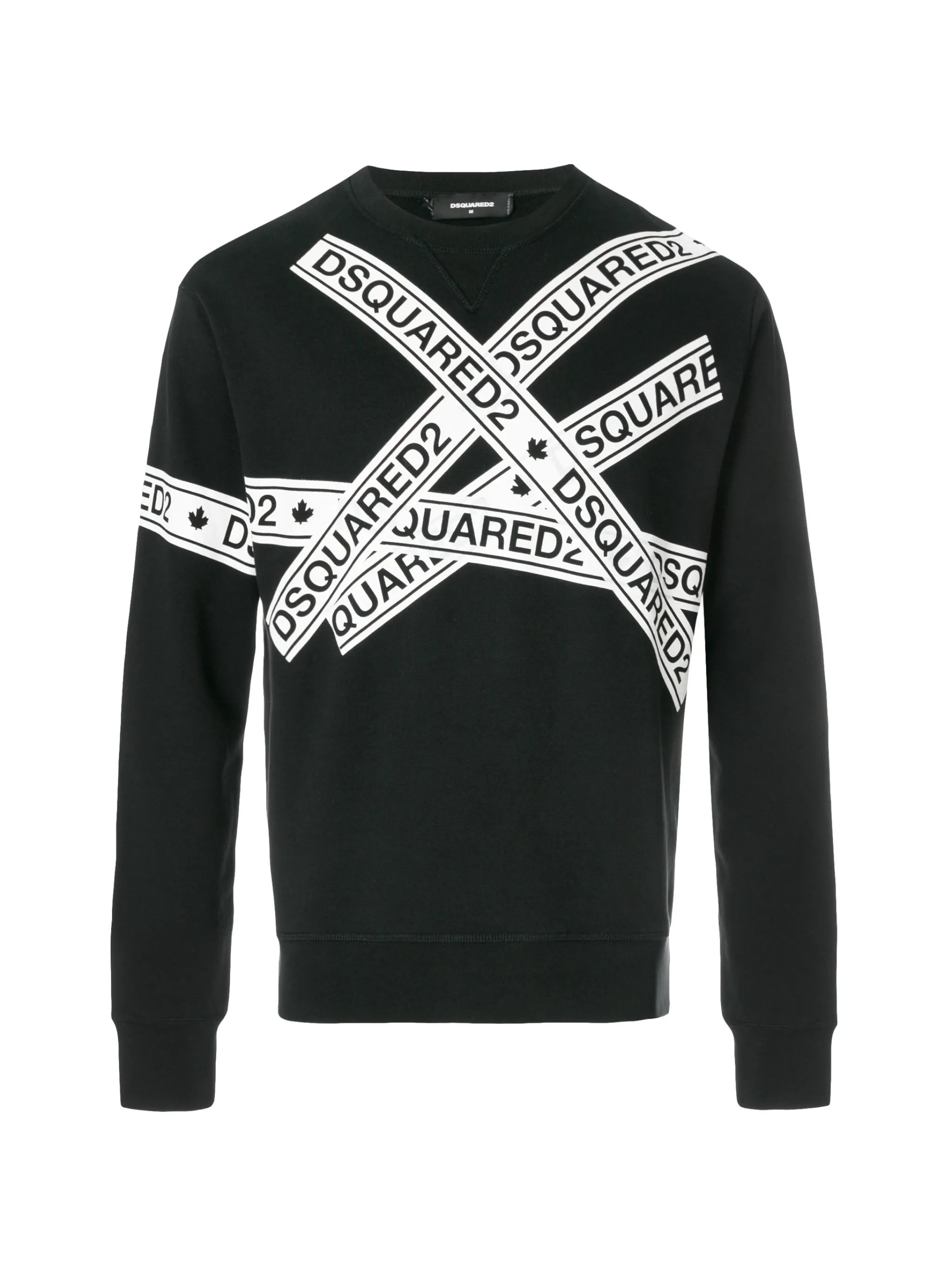 Dsquared2 logo tape print sweatshirt on sale