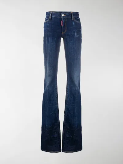 mid rise bootcut jeans