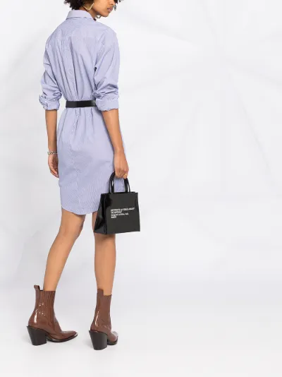 Pinstripe shirt dress Clearance