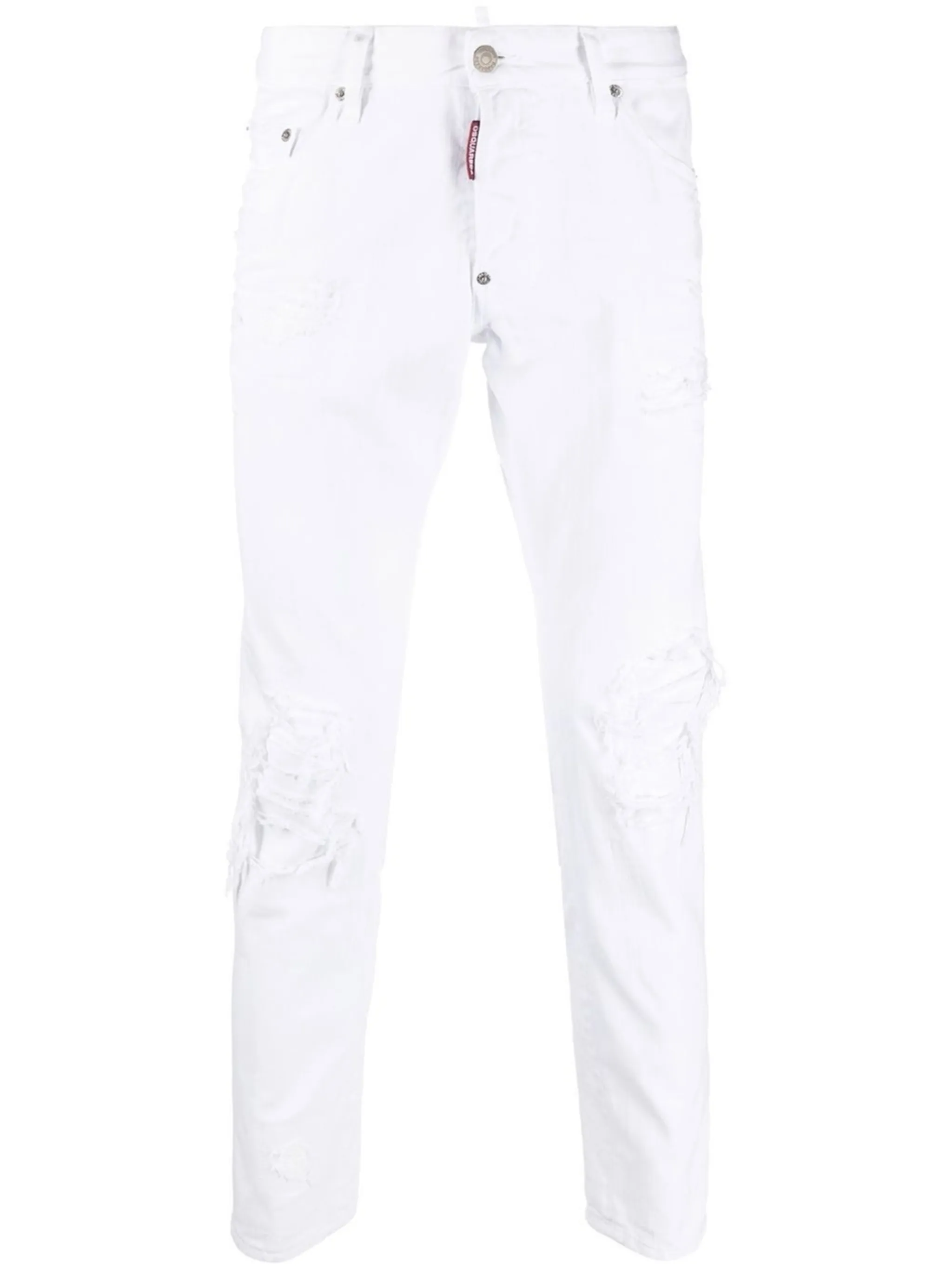 ripped tapered skinnycut jeans DSQUARED2 US