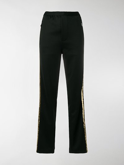 sequin track pants