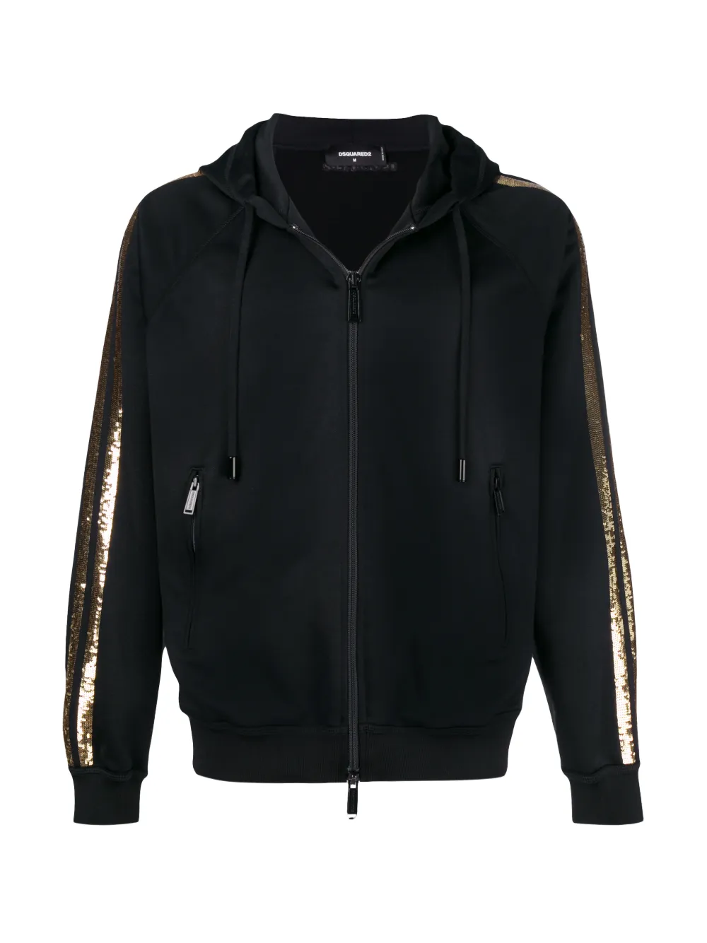 Sequin zip up on sale hoodie