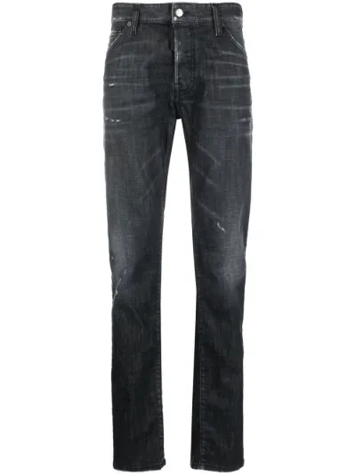 DSQUARED2 straight leg stretch cotton jeans Eraldo FR