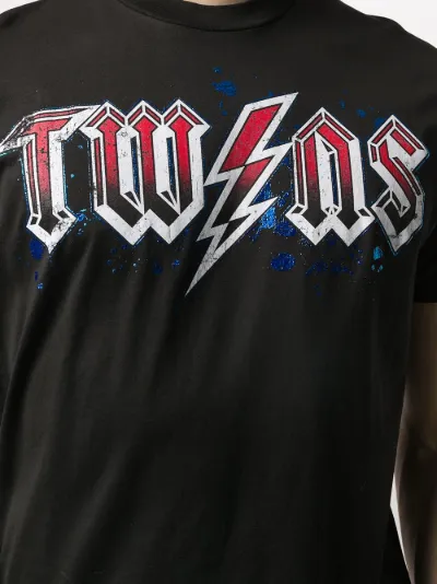 Dsquared2 Twins World Tour print T 