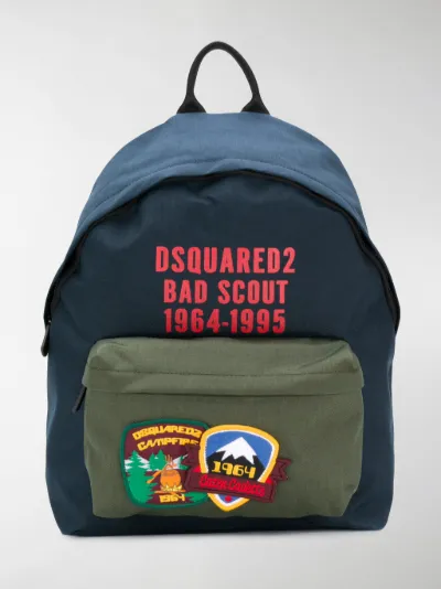Dsquared2 Zaino Bad Scout blu | MODES