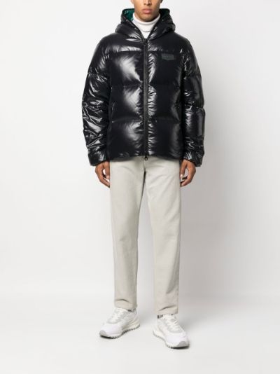 Feather and Down Puffer Jacket