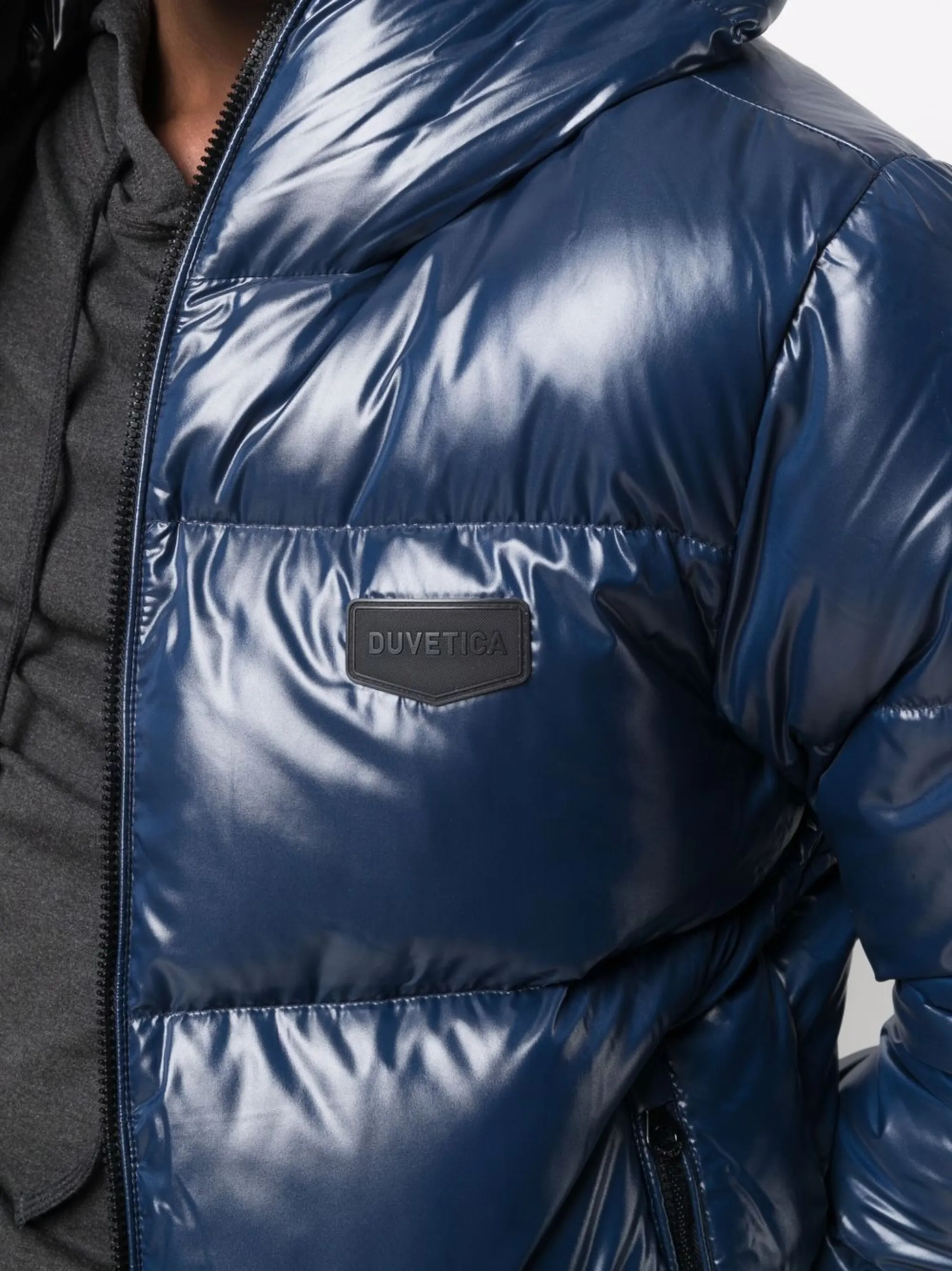 お歳暮 のし Duvetica US Eraldo.com | jacket puffer glossy logo-patch ジャケット・アウター