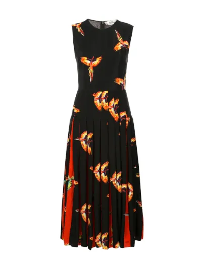dvf bird dress