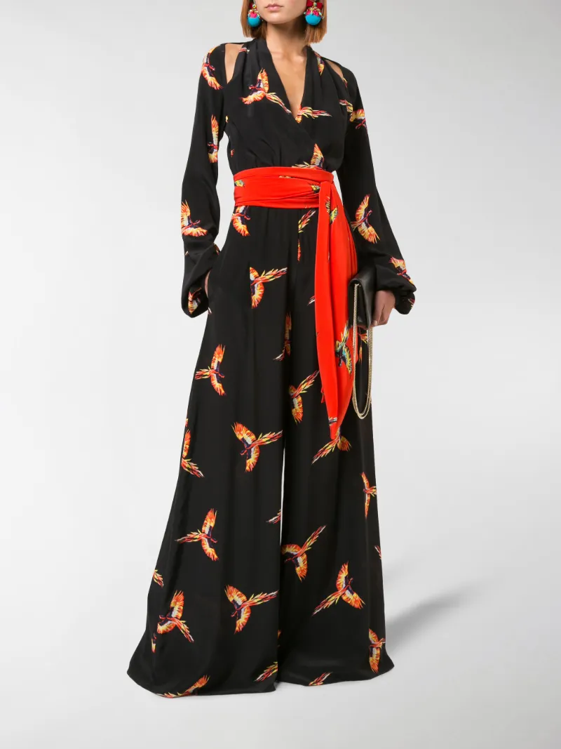 dvf bird dress