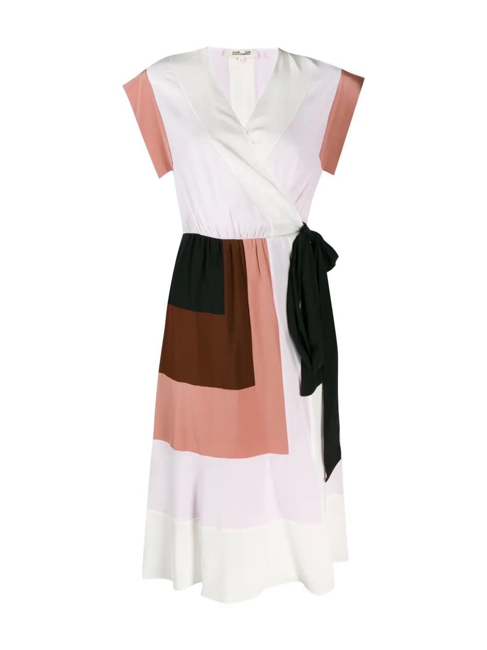 Diane von furstenberg color block outlet dress