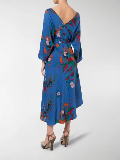dvf eloise asymmetric dress