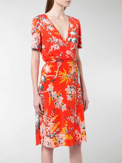 diane von furstenberg floral wrap dress