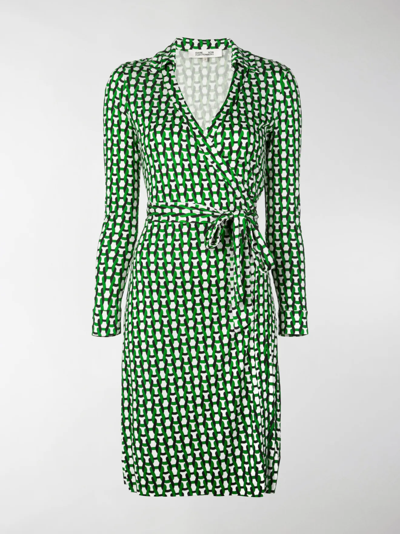 diane von furstenberg green wrap dress