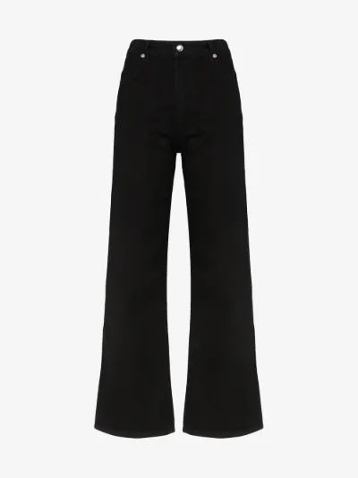 eckhaus latta wide leg jeans