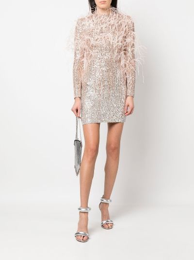 Eli party sequin on sale dress in silver