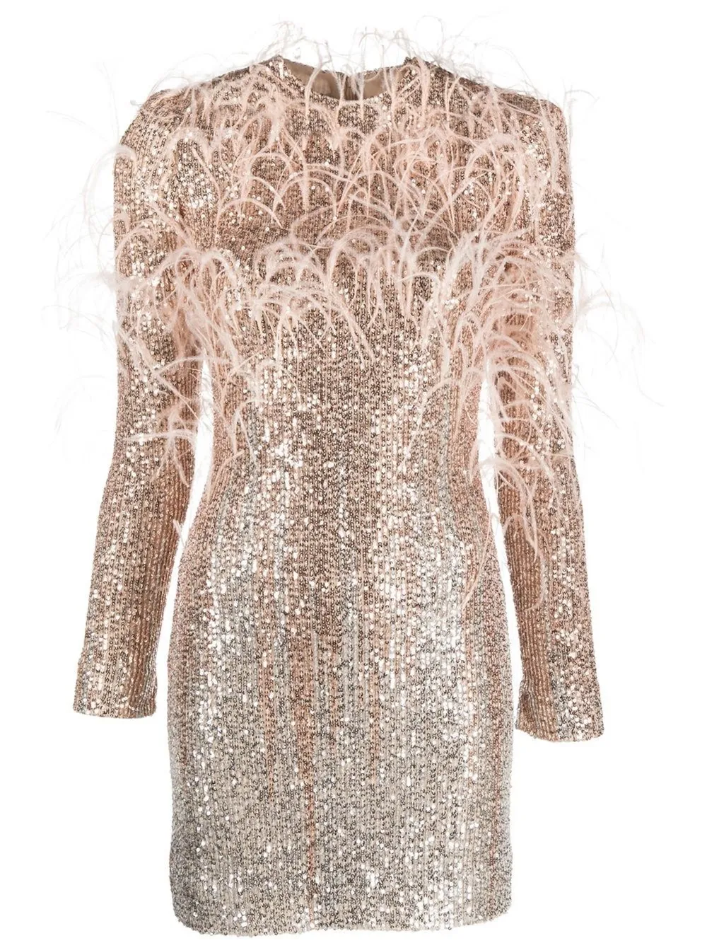 Eli party sequin dress in outlet silver