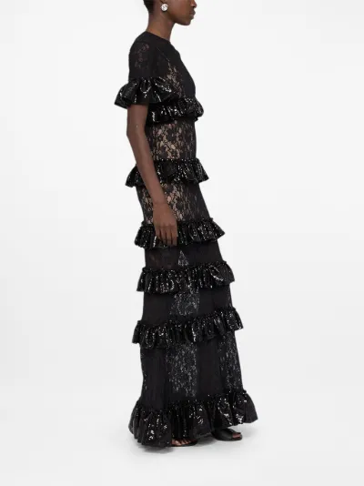 Elie Saab sequin embellished lace dress Eraldo FR