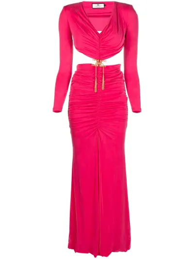 Abito fucsia deals elisabetta franchi