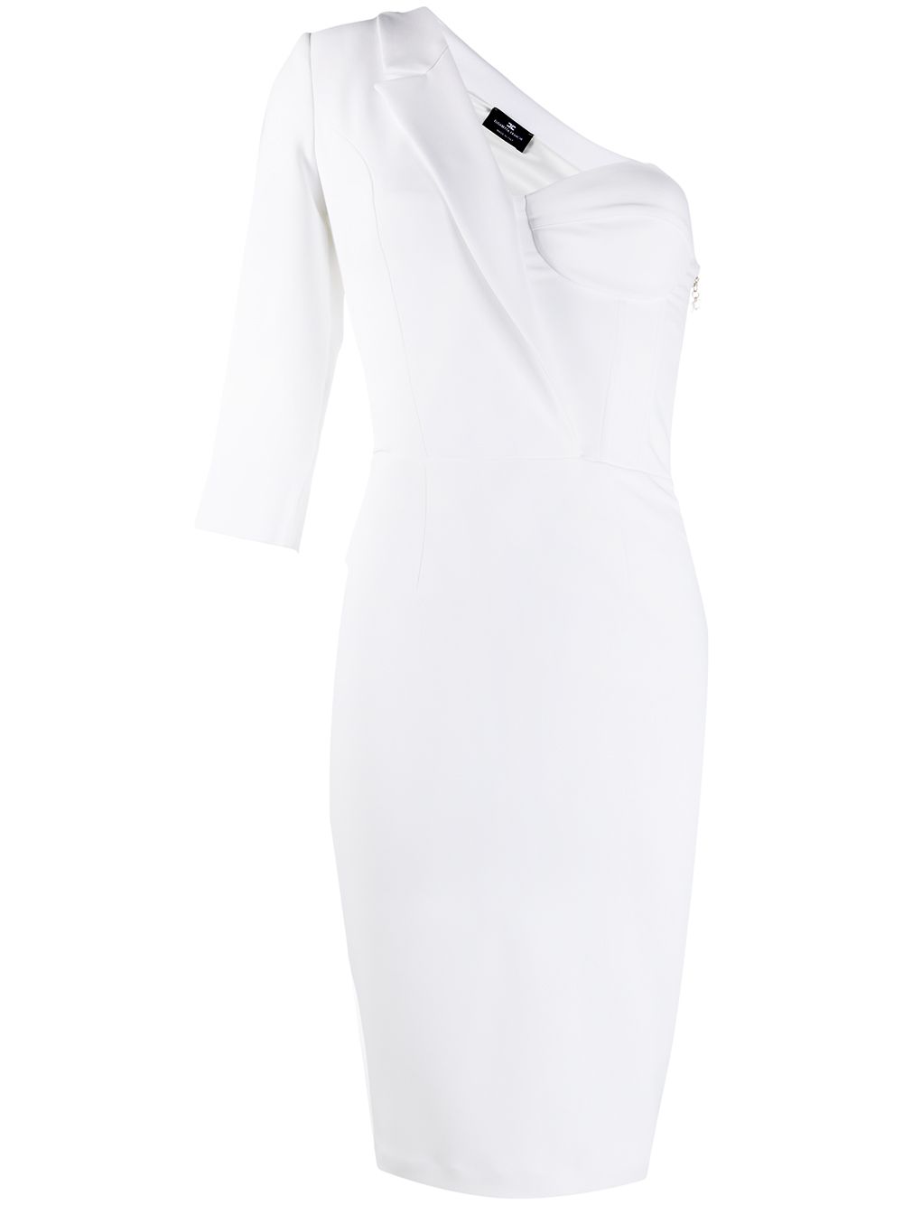 Elisabetta Franchi asymmetric one-shoulder dress | Eraldo.com US