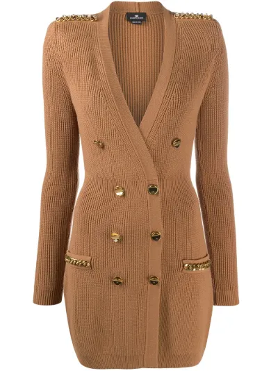 elisabetta franchi double breasted dress