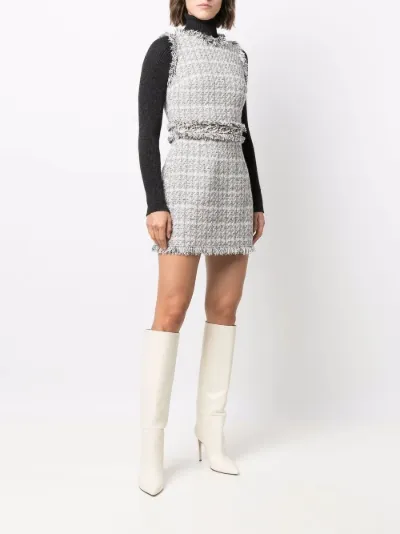 tweed mini dress