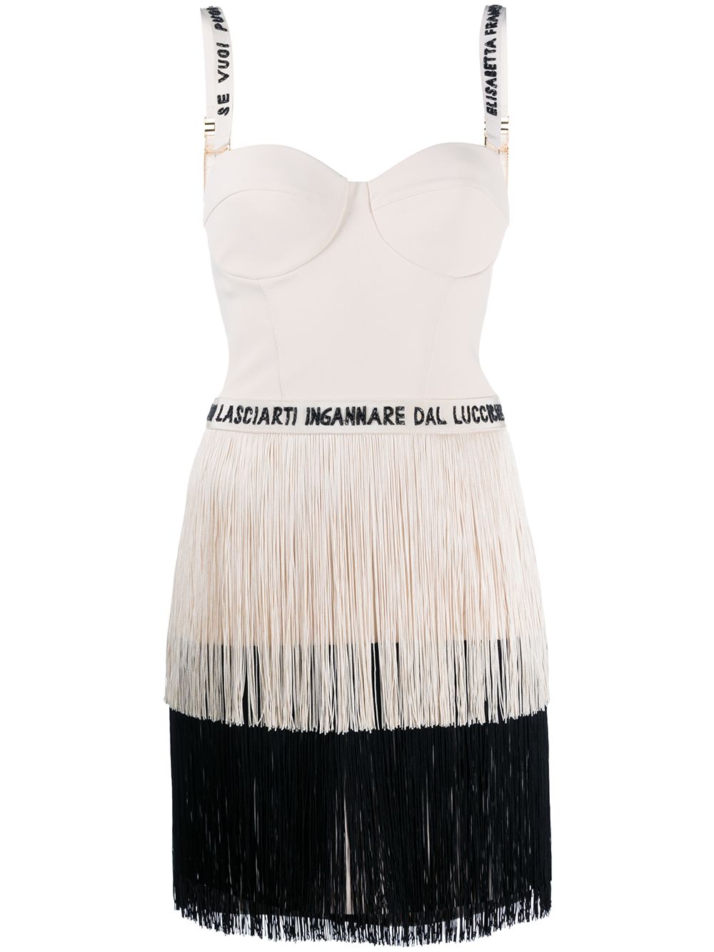 Elisabetta fashion franchi fringe dress