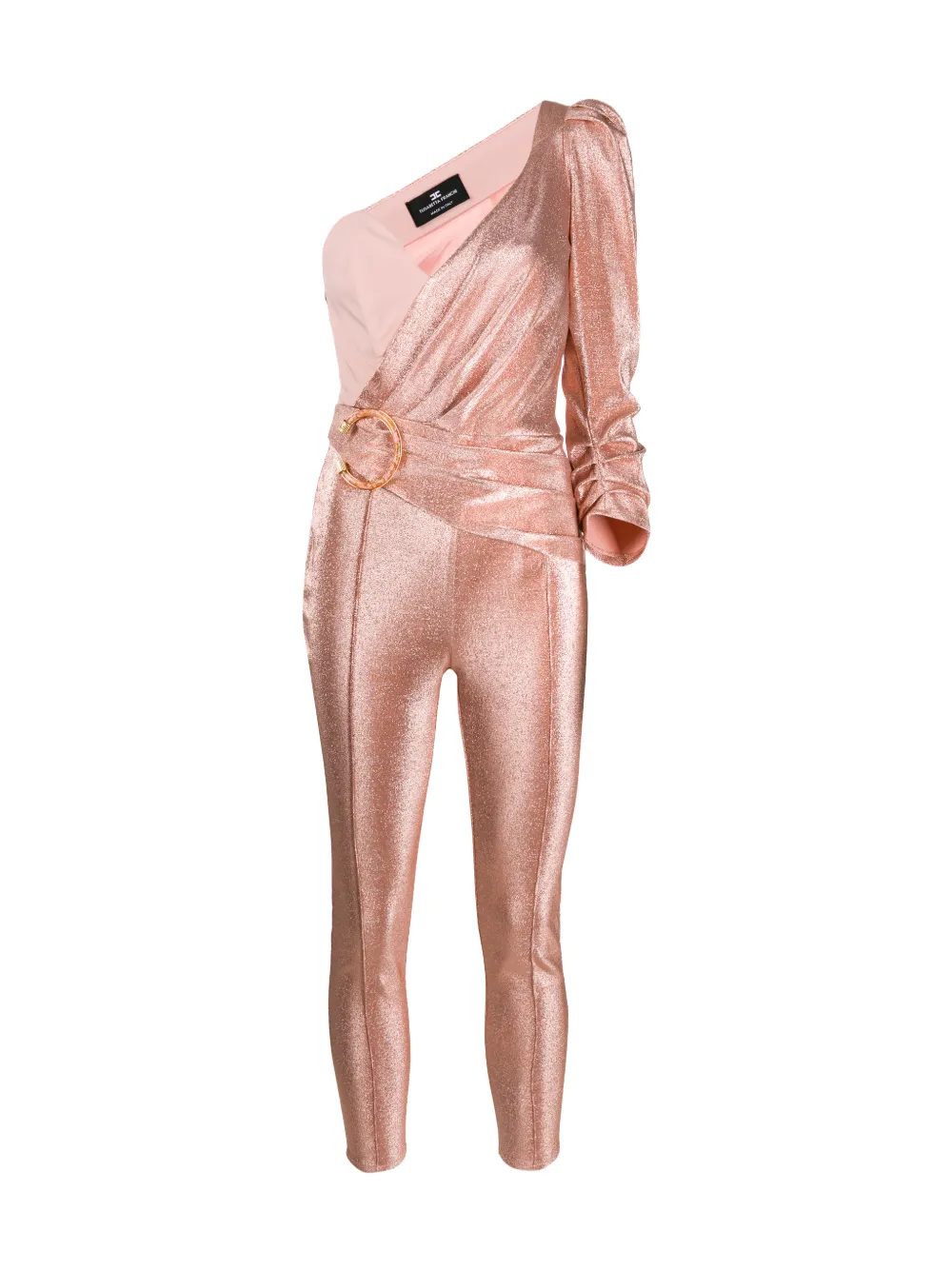 pink fitted jumpsuit