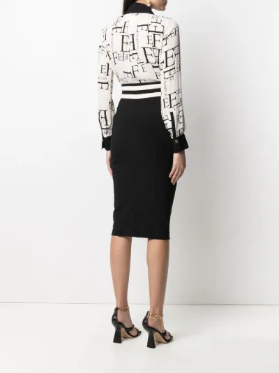 two tone pencil dress