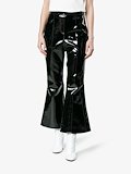 high waisted vinyl pants