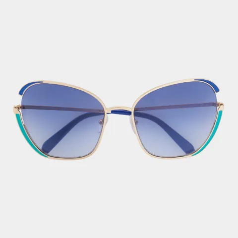blue cat eye sunglasses