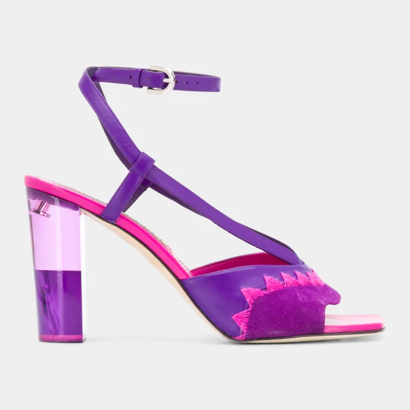 pink perspex heels