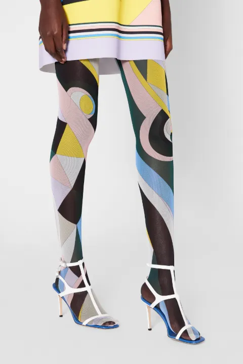 leggings with heel strap