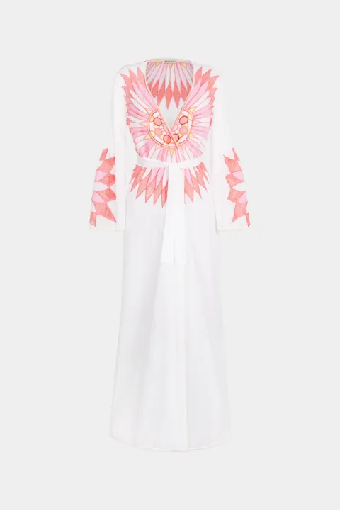 girls white sequin dress