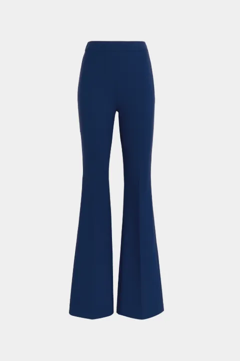 High-Rise Bootcut Trousers in blue | PUCCI