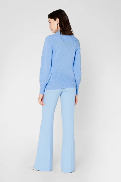 light blue jumper