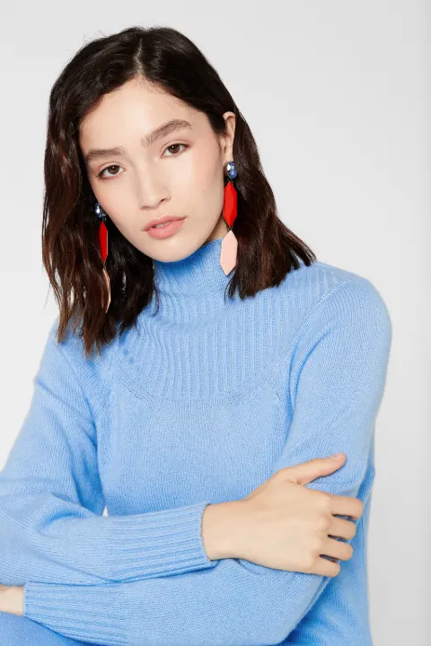 baby blue cashmere jumper