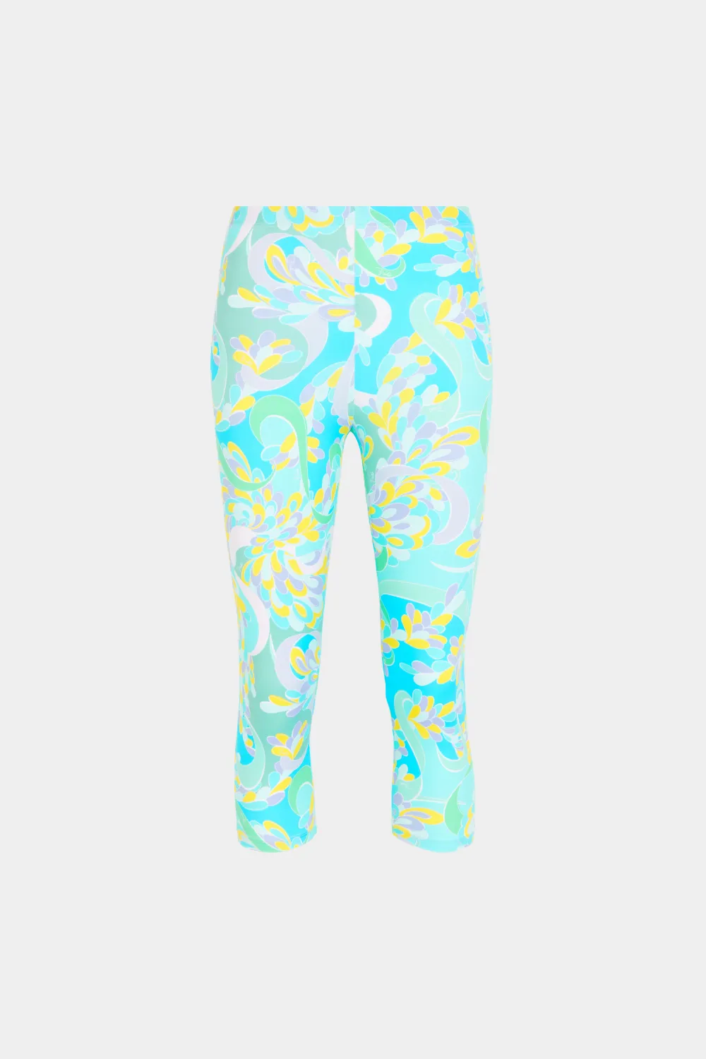 Lilly Print Capri Leggings in blue | PUCCI