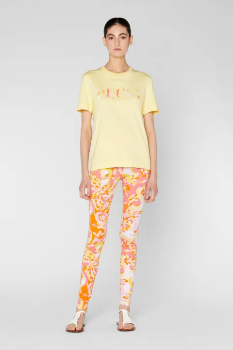 Lilly Print Leggings in pink | PUCCI