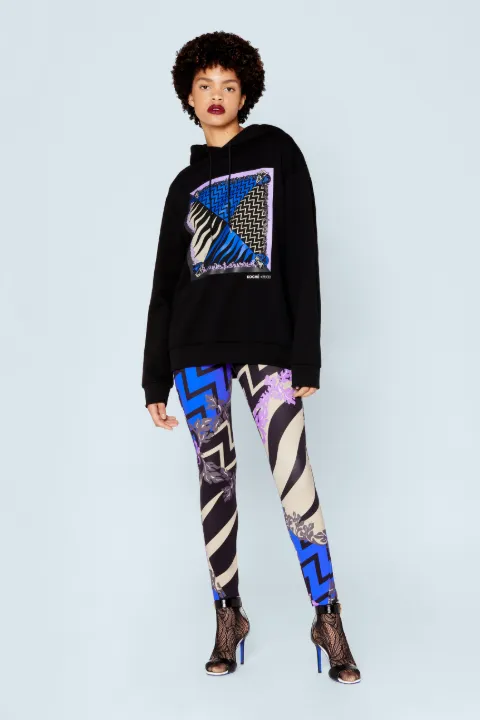 Lupa Print Leggings in black | PUCCI