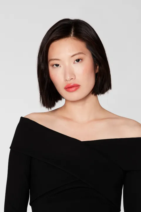 Maglia con spalle scoperte in nero | PUCCI