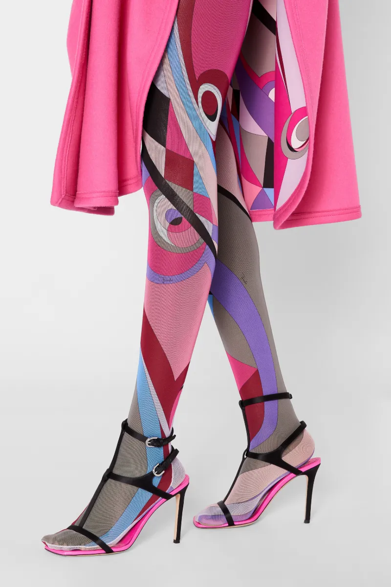 Occhiプリント タイツ Emilio Pucci エミリオ プッチ