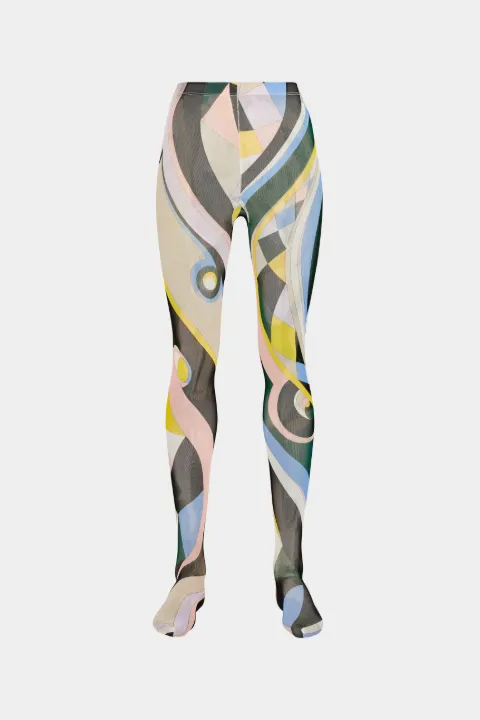 Occhiプリント タイツ Emilio Pucci エミリオ プッチ