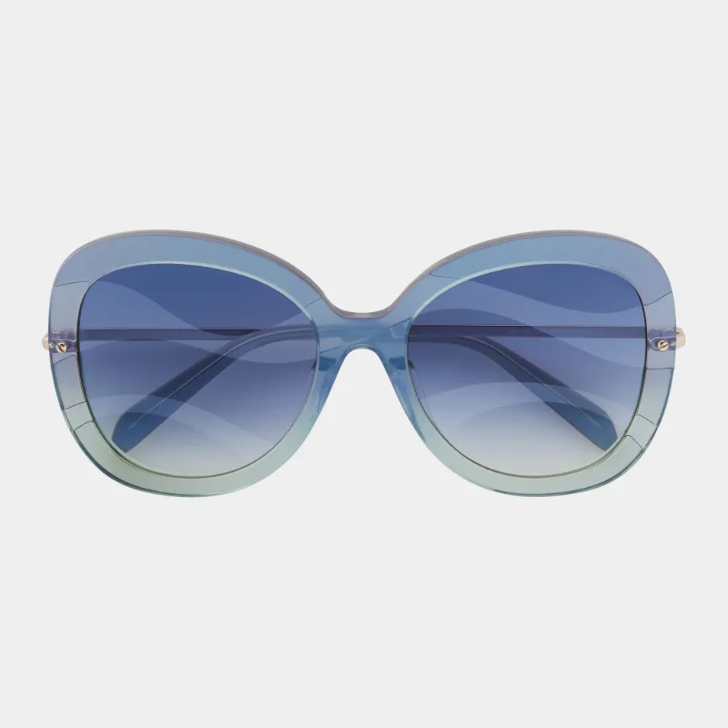 Occhiali da sole a farfalla in blu | PUCCI