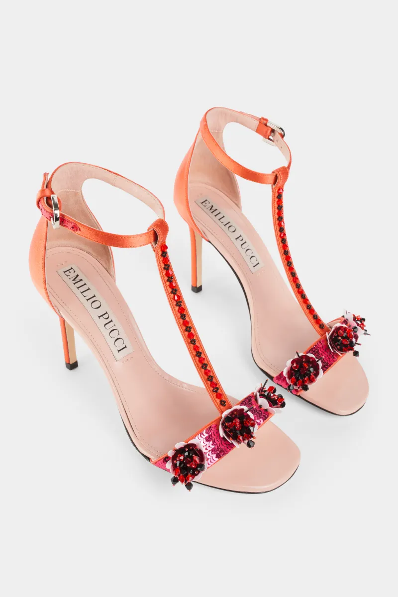 Flower Embellished Heels Best Sale, 56 